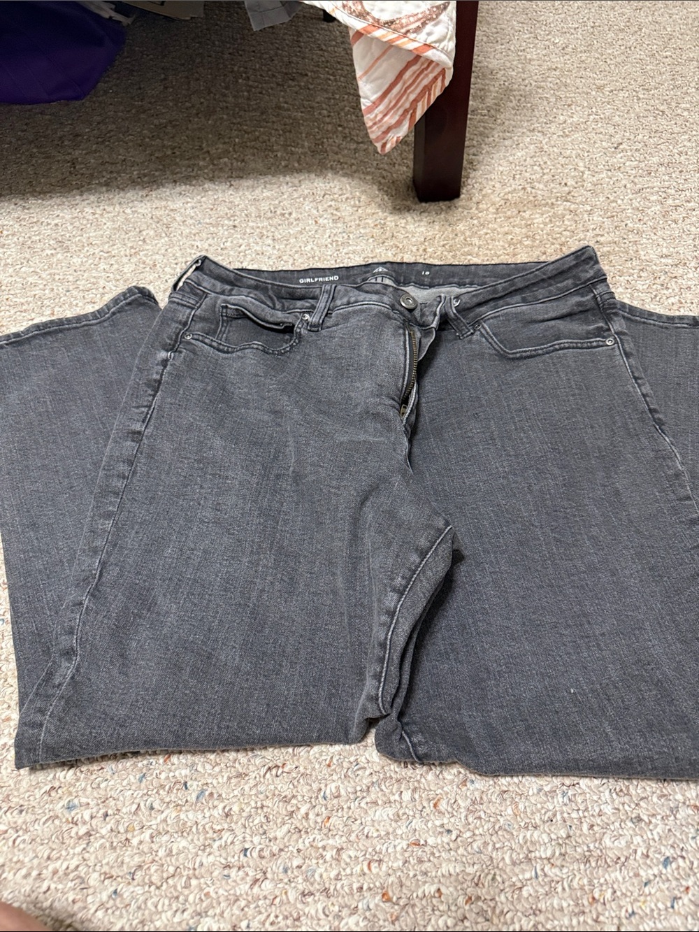 St. John's Bay Black Girlfriend Jeans